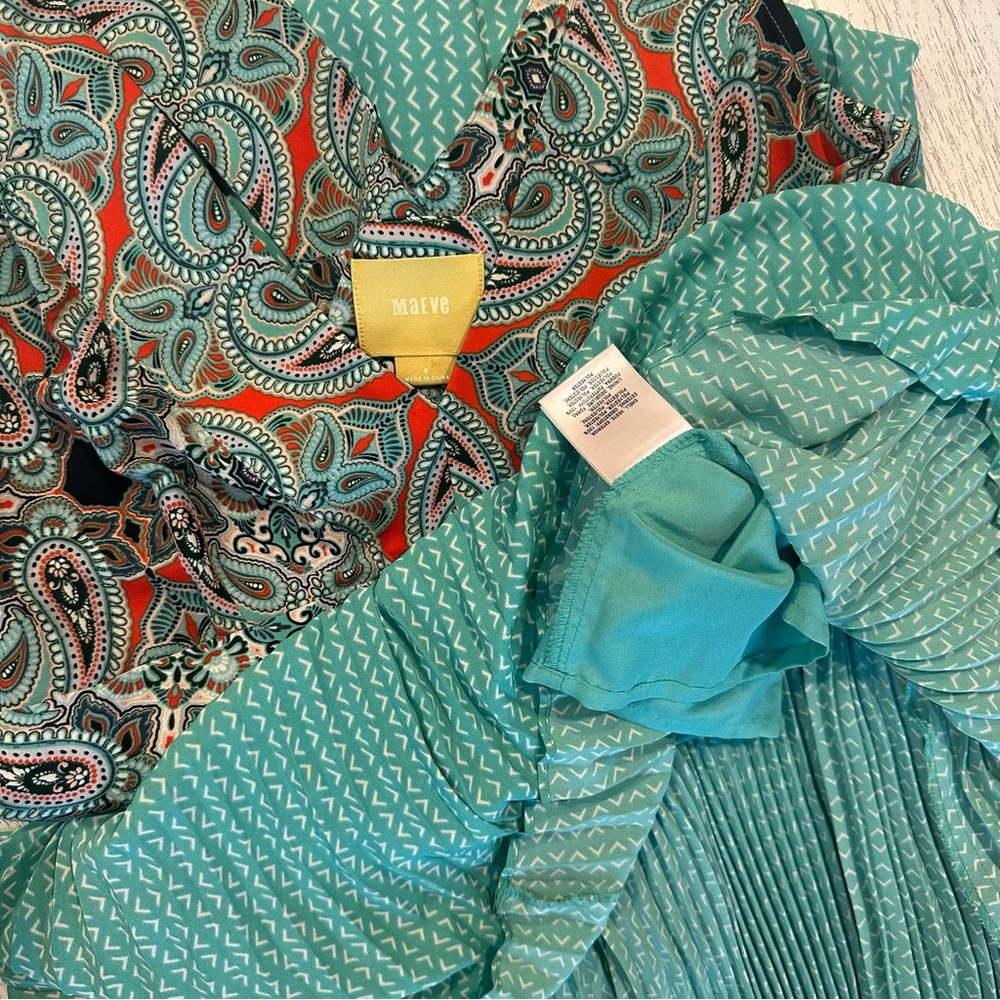 Anthropologie Maeve Cayon Creek Dress Cutout Back - Picture 5 of 6